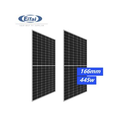 China Home System EITAI Mono PV Solar Panel 435W 450W 455W OEM Import Solar Panels Half Cut Veticial Solar Modules for sale