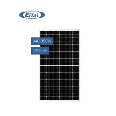 China GTP-363 EITAI Mono Solar Panel 340w 5bb 345w Half Cell 350w Thailand Market Black Panel With 120cells Chinese Solar Panels ETHM340-350W for sale