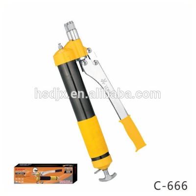 China removeable cylinder system hand grease gun 600CC for excavators Te koop