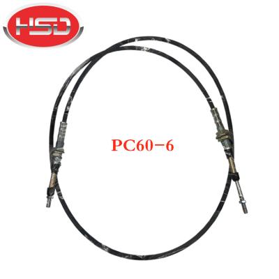 China PC60-6 Excavator Spare Parts Throttle Cable Motor Line for sale