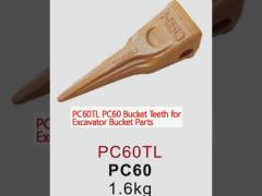 PC60TL PC60 Bucket Teeth for Excavator Bucket Parts