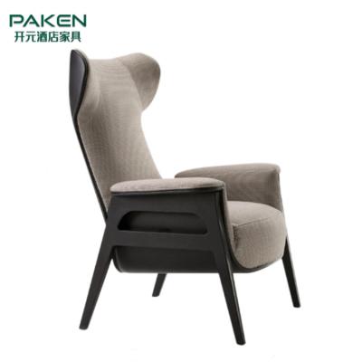 China 2021 OEM Custom design new seater new luxury single seater upholstered wing back chair for living room for sale