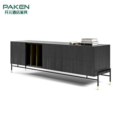 China Modern design custom contemporary industrial oem style villa dining sideboard cabinet for sale