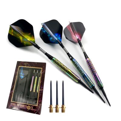 China TUNGSTEN BARREL Indoor Sports Entertainment Steel Tip Stainless Iron Tungsten Darts Set for sale