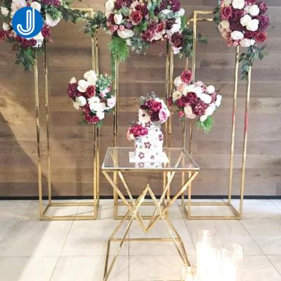 China House. Hotel. event. part. garden.birthday banquet glass flower stand metal flower display stand wedding for sale