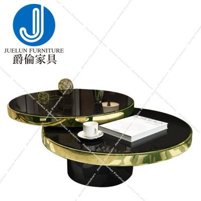 China Wholesale stainless steel Foshan furniture can coffee table extendable marble coffee table modern marble design for sale