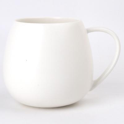 China Bone China 480ml Porcelain Coffee And Casual Pure White Ceramic Fine Cups And Tea Cups for sale