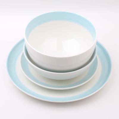 China Wholesale JC Grace Design Colorful Mexican Ceramic Porcelain Tableware Dinnerware Healthy Durable Dinnerware Sets for sale