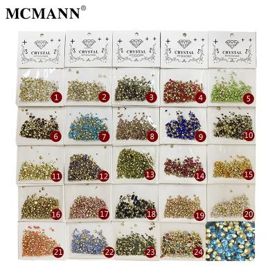 China Fashionable Rhinestones Crystal Nail Art Accessories Shiny 3D Diamond Acrylic Nail Mixed Nail Color for sale