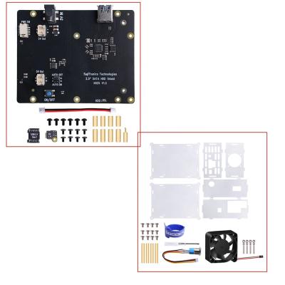 China Raspberry pi X825 board SSD amp HDD SATA board for raspberry pi 4 HDD SATA board for raspberry pi 4 for sale