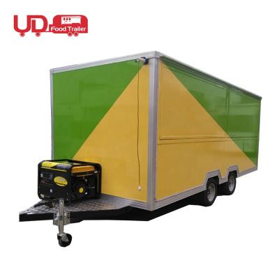 China Vegetable processing factory restaurant bbq food cart for sale mobile french fries adjust food trailer for sale