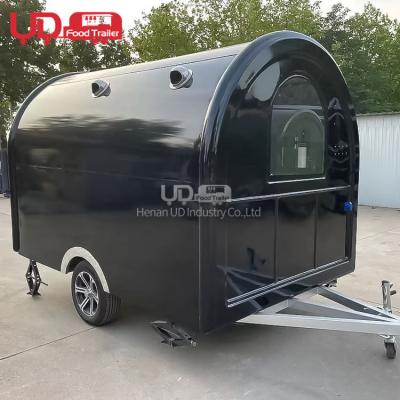 China Best Vegetable Processing Factory Price Food Trailer Street Mini Coffee Cart Small Food Truck Trailer For Sale for sale