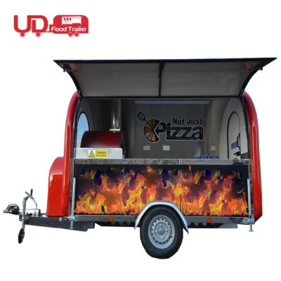 China Bestselling Cafe Mini Food Trailer Vegetable Processing Plant Pizza Food Trailer Hamburger Food Cart for sale