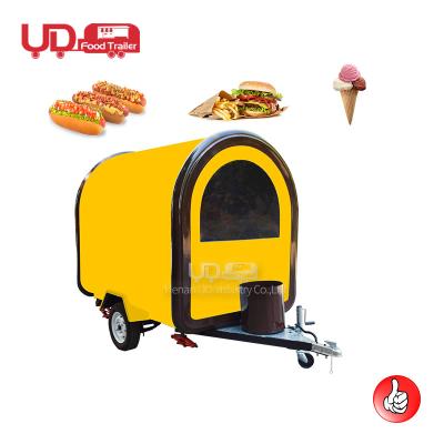 China Vegetable processing plant mobility scooter food trailer bakery food cart solar food trailer for sale