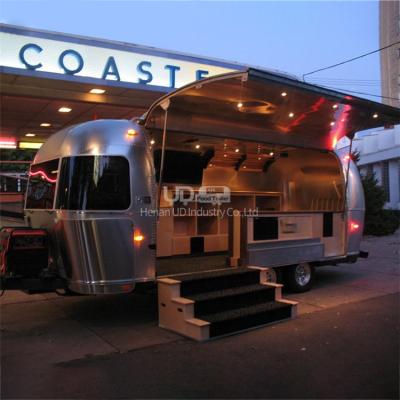 China Van Beer Bar Concession Airstream Kitchen Custom Size Vegetable Processing Plant Ice Cream Truck Mobile Food Trailer for sale