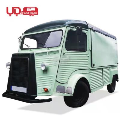 China Vegetable processing plant electric food truck ice cream food cart mobile fast food truck Citroen HY for sale for sale