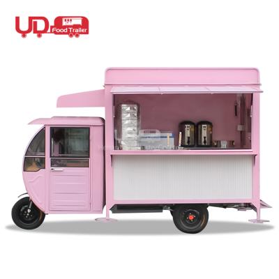 China Cheap vegetable processing factory price hot dog burger cart food cart tricycle food truck for sale for sale