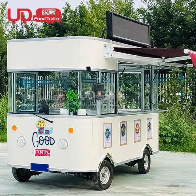 China Custom Electric Food Truck Mini Coffee Hotdog Mobile Vending Vegetable Processing Plant Size Food Carts and Food Trailers for sale