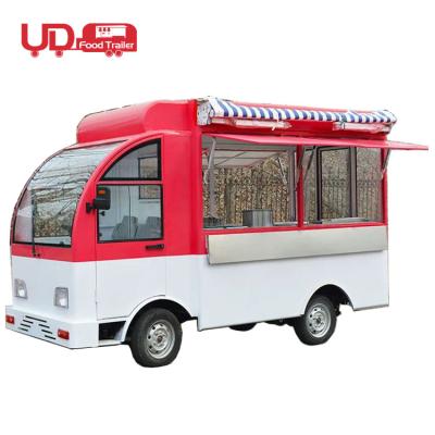 China Vegetable Processing Plant Vegetable Vending Cart Waffle Carts Food Cart For Vending Electric Food Truck for sale