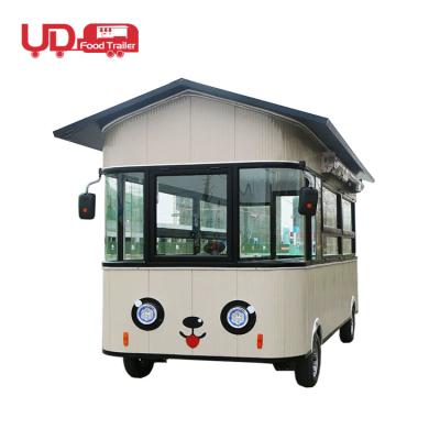 China Outdoor Mobile Food Cart Electric Candy Truck Long Vegetable Processing Plant Cotton Food Cart for sale