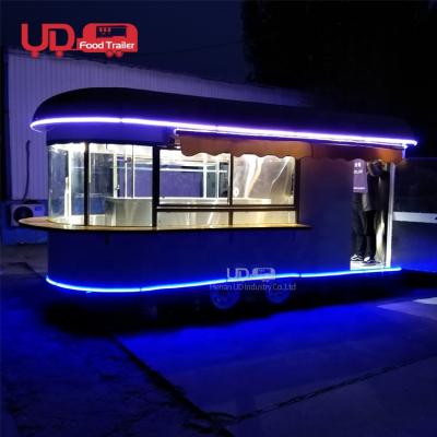 China Custom Vegetable Processing Plant Europe Size Vending Coffee Truck Beer Bar Food Kiosk Vending Mobile Trailer Fast Food Bar Truck for sale