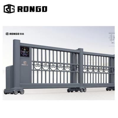 China Traditional Industrial Automatic Aluminum Electric Sliding Telescopic Door for sale