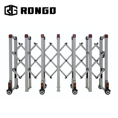 China Lightweight and mobile accordion aluminum accordion barrier for sale