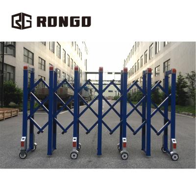 China Lightweight And Movable Portable Manual Slide Rongo Folding Security Gate for sale