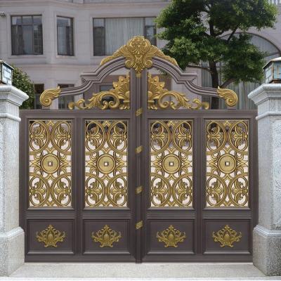 China Modern Aluminum Alloy Villa Door Whole Garden Indian Style Front Door for sale