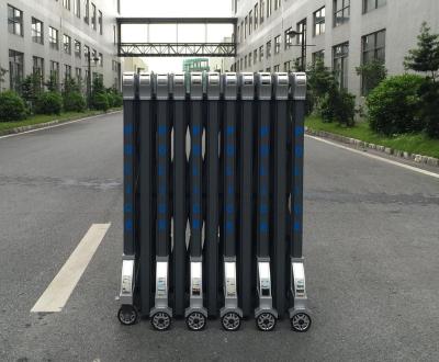 China Lightweight And Movable Aluminum Rongo Accordion Barrier For Police Government for sale