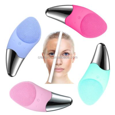 China Beauty Waterproof Cordless Rechargeable Instrument Remover Makeup Remover Face Acne Treatment Personal Care Facial Cleansing Brush for sale