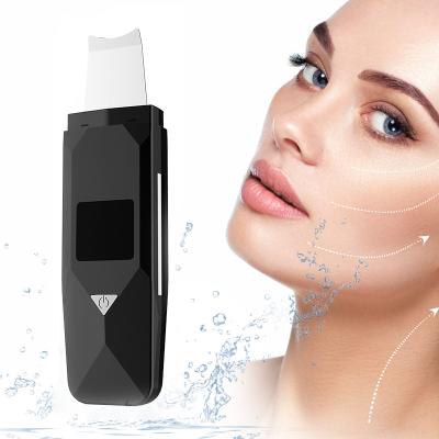 China Portable EMS Device Acne Exfoliator Personal Care Beauty Pore DEEP CLEANING Facial Remover Machines Ultrasonic Skin Scrubber for sale