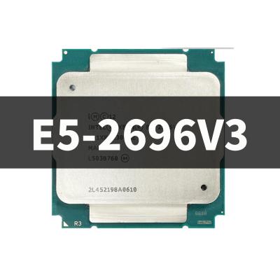 China Server Xeon E5-2696 V3 E5 2696v3 E5 2696 GHz V3 2.3 18-Core Twenty-36-Thread 45MB 135W CPU Processor LGA 2011-3 for sale