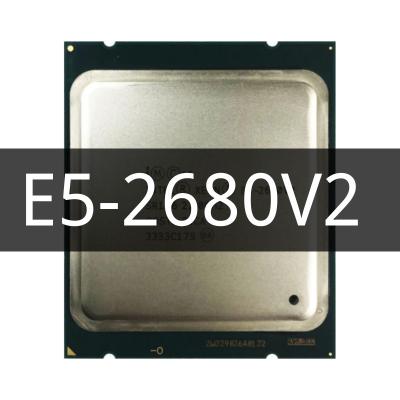 China Desktop Xeon E5-2680v2 E5 2680v2 E5 2680 V2 2.8 GHz 25M 115W Ten-core Twenty-thread CPU Processor LGA 2011 for sale