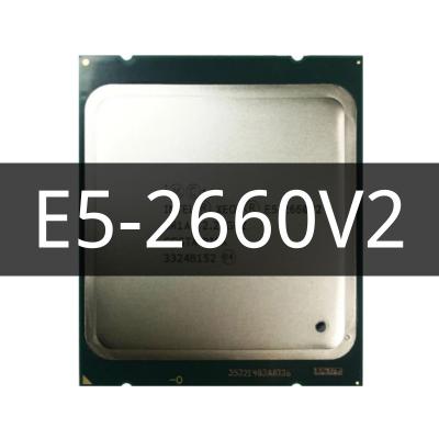 China Server Xeon E5-2660v2 E5 2660v2 E5 2660 V2 2.2 GHz 25M 95W LGA 2011 Ten-core Twenty-thread CPU Processor for sale