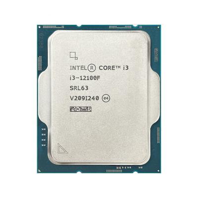 China New and Original 2022 New CPUs Core I3 12100f LGA1700 3.3Ghz 12MB CPU Processor for sale