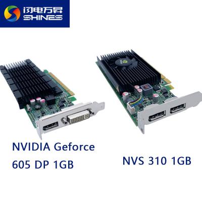 China Hotsale graghics brand Nvidia Model number GeForce GT605 DDR3 graphics card spot slot office desktop entry-level independent group for sale