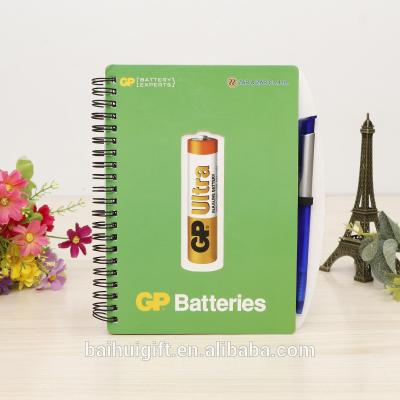 China Printed notebook diary medicine notepad notebook with pen paper notestick for sale