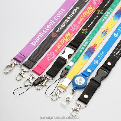 China Cheap Polyester Cusomized Lanyards Lanyards Polyester Lanyards for sale