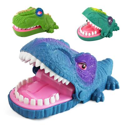 China Creative Board Game Tricky Toys 2 Methods Dinosaur Teeth Toys Finger Game Finger Game Sharp Toy O1-324 for sale