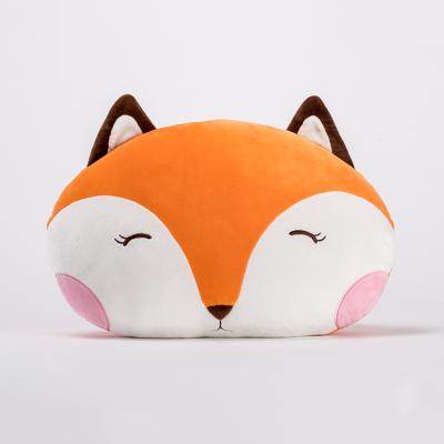 China Soft Plush Stuffed Pillow Children Kids Baby Squishmallows and Stuffed Animal Toy Bolster Fox Plush Pillow for sale