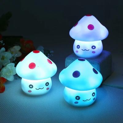 China Warm Sale Mushroom LED Night Light Home Bedroom LED Night Light Decoration Desk Bedside Lamp Light Up for sale