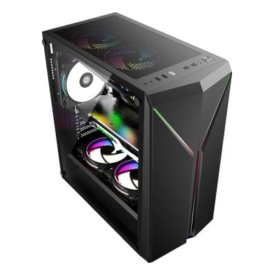 China Quality Gaming Desktop PC Computer Gaming Computer Desk Case Towers CPU Cabinet torres y cajas de la computadora for sale