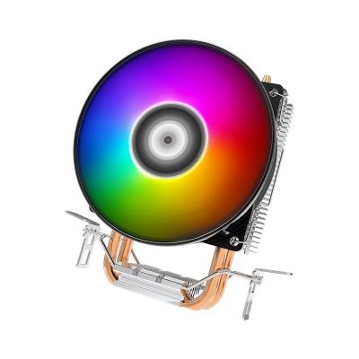 China Durable Factory 12V CPU Cooler RGB Fan Cpu Cooling Fan PC Gaming PC Quiet Case Computer Cooling Fan Enfriador RGB for sale