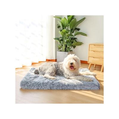 China Outer: PV Velveteen Inner: Corrugated Warm Sponge Sale Dog Crate Bed With Non-Slip Bottom Plush Dog Summer Sleep Cushion Mat For Pets Carpet Tiles for sale