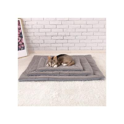 China Hot Selling Puppy Fleece Covers Sleep Cushion Pet Sleeping Bed Warm Dog Mat Pad HYPET-05 for sale