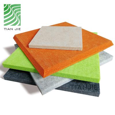 Κίνα Tianjie Acoustic Panels Polyester Fiber Eco-friendly Sound Absorbing Decorative Wall Pet Acoustic Panel προς πώληση