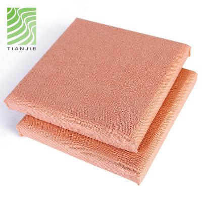 China Modern Tianjie Design Fabric 25mm Acoustic Panels Fire Retardant And Eco-friendly Decoration Office Acoustic Panels For Gym à venda