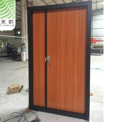 China Tianjie Acoustic Panels Factory Double Leaf Fire Retardant Steel Fire Rated Swing Door for Warehouse and Construction Soundproof Acoustic Door en venta