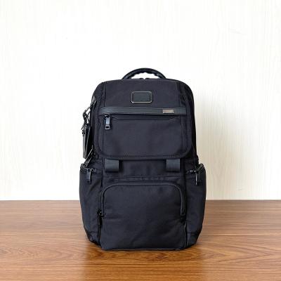 China With USB Have Logo Men's Fashion Black Backpack Ballistic Nylon Business Computer Bag Travel Bag 2603174D3 for sale